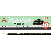 Mitsubishi Pencils 9800 H 1 dúzia K9800H | Amazon.com.br